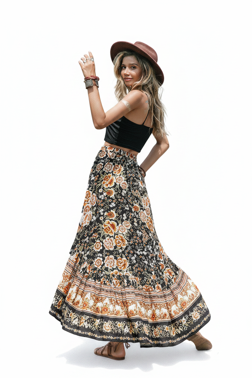 Back view with hat