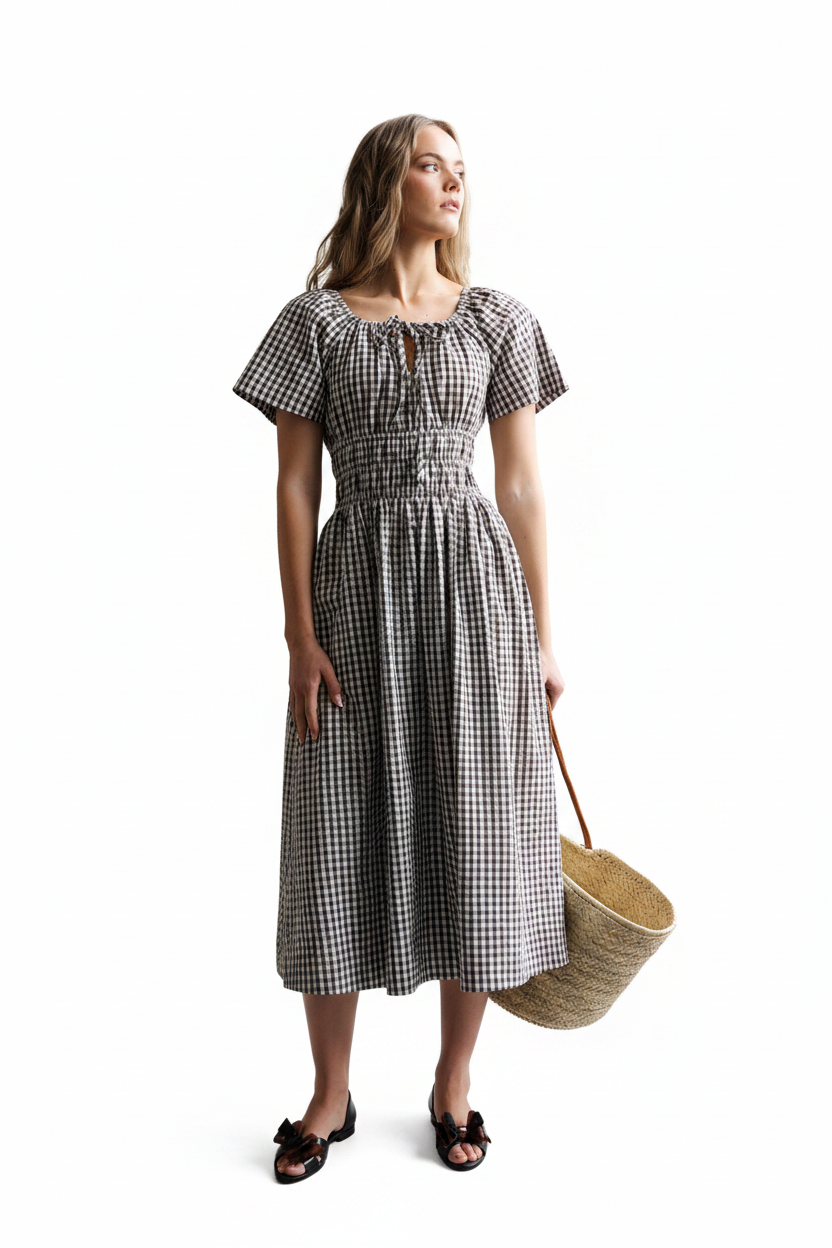 Maybelle Dress - Front Alt White BG